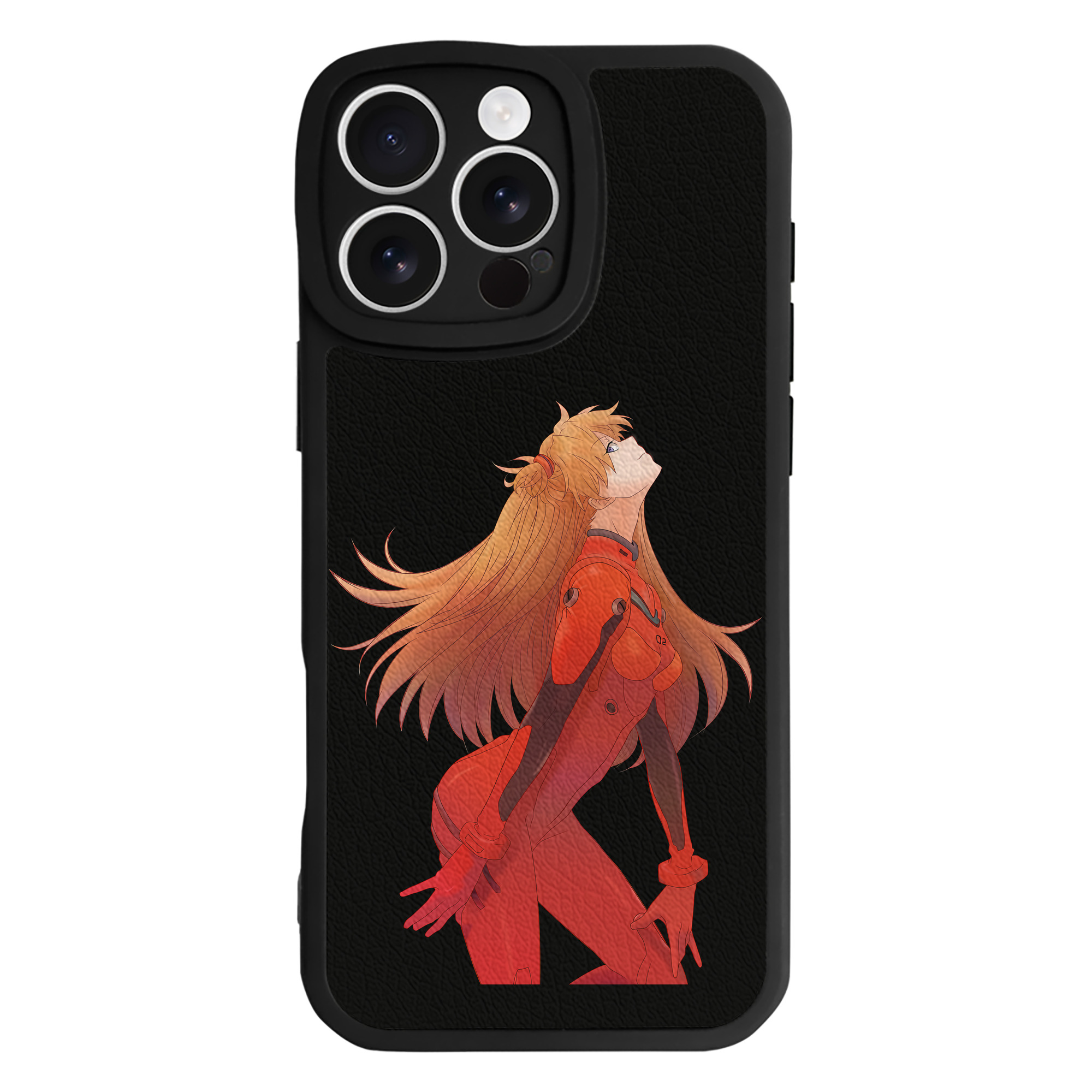 （画像用） EVA 新世紀エヴァンゲリオン 【iPhone 16シリーズ対応】シリコンスマホケース（レザー調） 材質：シリコン
